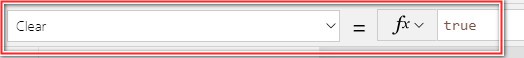 powerapps clear property