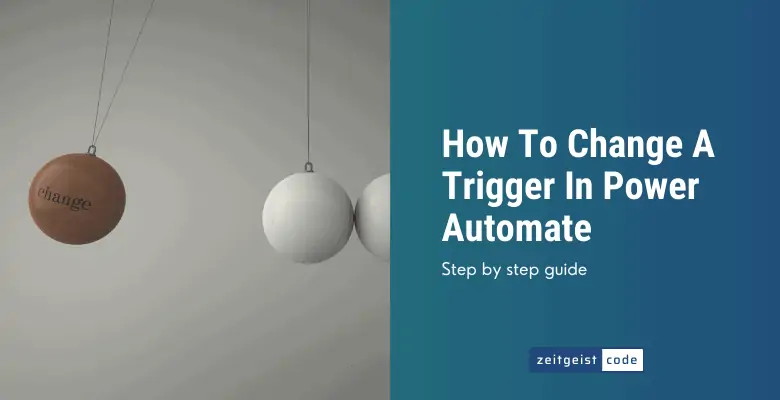 power automate change trigger
