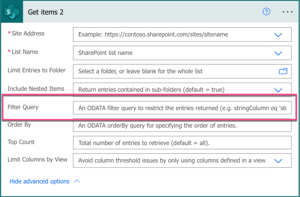 what-to-enter-as-filter-query-in-the-power-automate-sp-actions