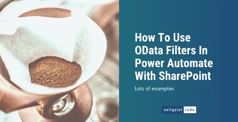 power automate odata filter query