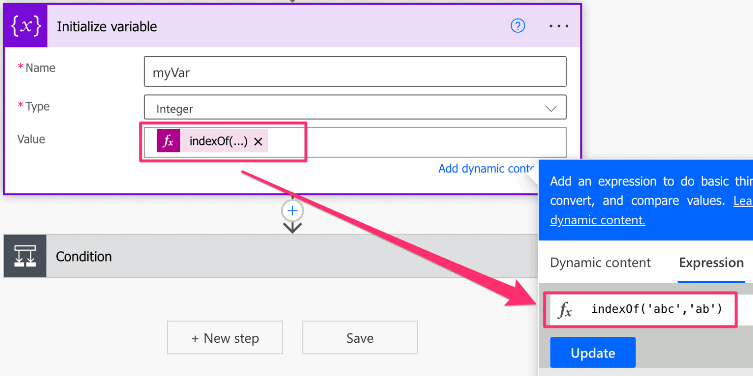 Power Automate IndexOf Functions & Find Text Position Action