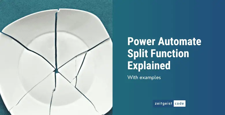 Power Automate Split Function Explained With