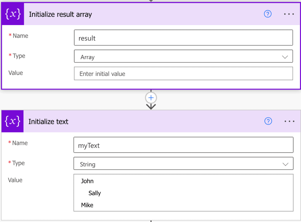 Power Automate Split and trim 1