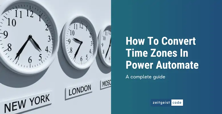 Power Automate Convert Time