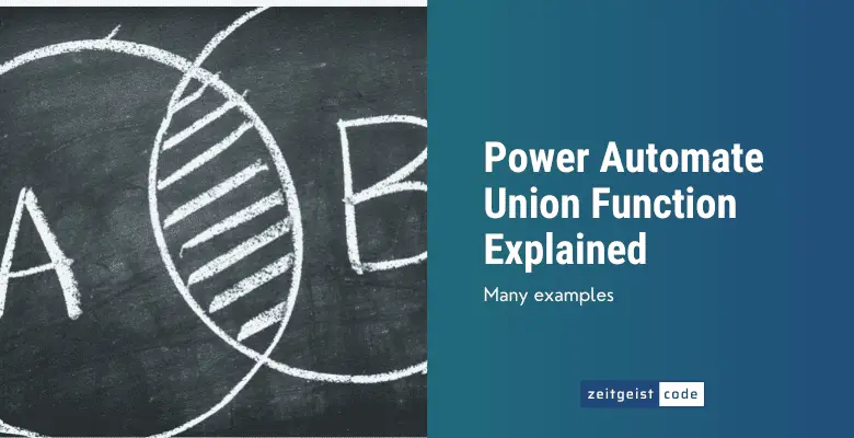 Power Automate Union Function