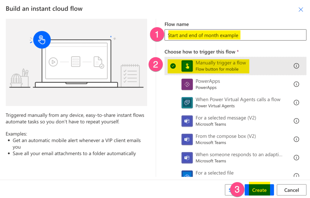 how-to-get-start-and-end-of-the-month-in-power-automate