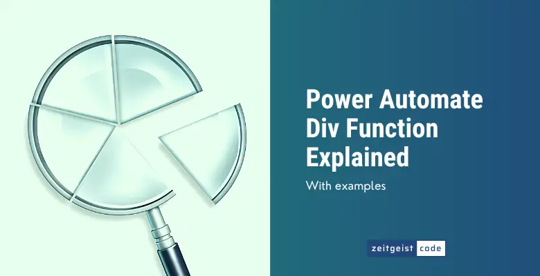 Power Automate Div Function