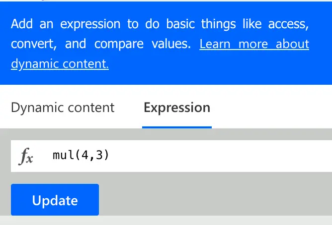 power automate mul expression example 1